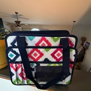 Thirty-One Colorful Geometric Tote